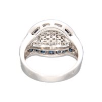  -  - Anello Soprana Donna ZAFFIRO in Oro Diamante 1.13 Ct 10013489 - 10013489